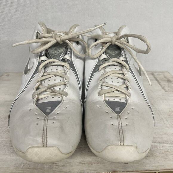 Vintage Nike Shox Revolution Womens Training Shoes Sz 9 Silver White 311233-101 - Picture 8 of 12